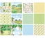 Набір скрап-паперу Safari for kids 30,5x30,5см 10 аркушів, ТМ Фабрика Декору