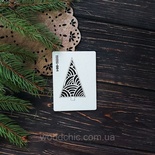 Чіпборд Ялинка 04 від WOODchic, 7x4 см