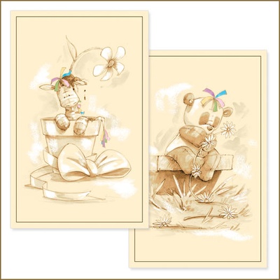 Заготовка для Flower Soft - квітки у горщиках, 2 шт.