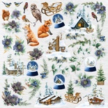 Набір картинок для вирізання Country winter 30,5x30,5см