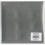 Аркуш кадстока Best Creation Gloss Glitter Paper - Silver, 30x30 см, 125 г/кв см