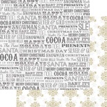 Лист двусторонней бумаги Teresa Collins - Tinsel and Company - Words, размер 30х30 см