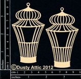 Чіпборд від Dusty Attic - Birdcage №7, 2 шт.