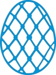 Ніж для вирубки Lace Egg Five від Cheery Lynn Designs