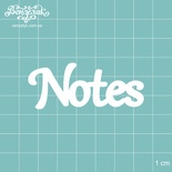 Чіпборд від Вензелик - Notes, розмір: 60x24 мм