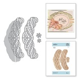 Ножі для вирубки від Spellbinders - Shapeabilities Floral Tiara Topper Etched Dies Vintage Treasures by Becca Feeken