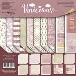 Набір двостороннього паперу від Scrapmir - Unicorns, 20x20см, 10 шт.