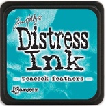 Штемпельна подушка Ranger - Distress Mini Ink Pad - Peacock Feathers