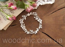 Чіпборд Вінок весняний 3 від WOODchic, 8см