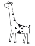 Акриловий штамп від Kaisercraft - GIRAFFE - MINI CLEAR