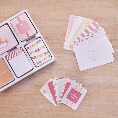 Набір карток Project Life by Becky Higgins - Core Kit - Baby Girl, 616 штук