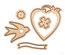 Ніж для вирубки від Spellbinders - Swallow And Heart