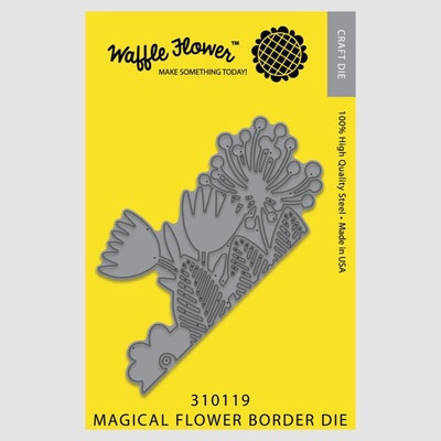Ножі від Waffle Flower - Die - Magical Flower Border Die