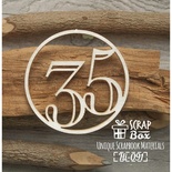 Чіпборд ScrapBox - Цифра 35