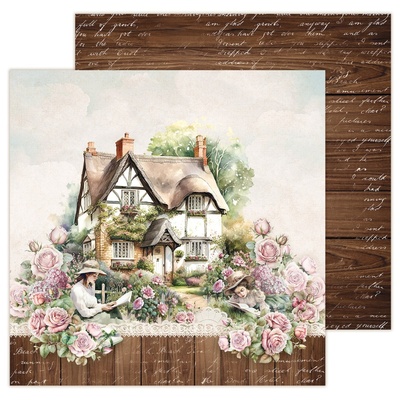 Набiр паперу для скрапбукiнгу Lemoncraft - Secret Garden, 30.5x30.5см