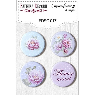 Набір скрап-фішок від ТМ Фабрика Декору з 4 шт. FDSC 017