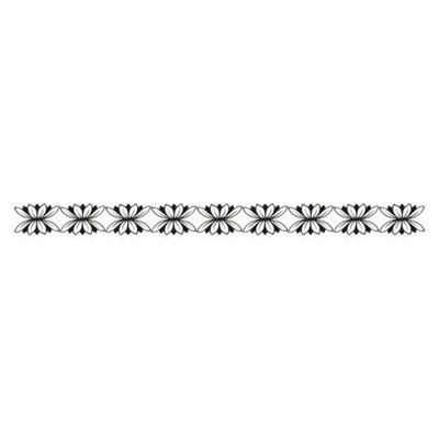 Акриловый штамп Stamp Border F010 Бордюр, размер 9,4 * 0,8 см