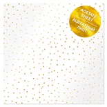 Ацетатний аркуш з фольгуванням Golden Drops 30,5x30,5см, ТМ Фабрика Декору