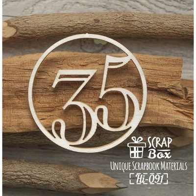 Чіпборд ScrapBox - Цифра 35