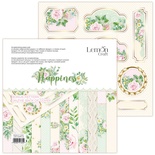 Набiр паперу для скрапбукiнгу Lemoncraft - Happiness, 20.3x20.3 см