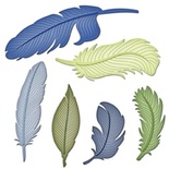 Ножі від Spellbinders - Feathers