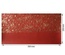 Відріз екошкіри з тисненням золотою фольгою Golden Pion Red 50x25см, ТМ Фабрика Декору
