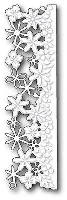 Ніж для вирубки від Poppystamps - Confetti Floral Border