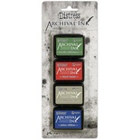Набір архівних чорнил Ranger - Distress - Mini Archival Ink Pads - Kit 6