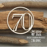 Чіпборд ScrapBox - Цифра 70