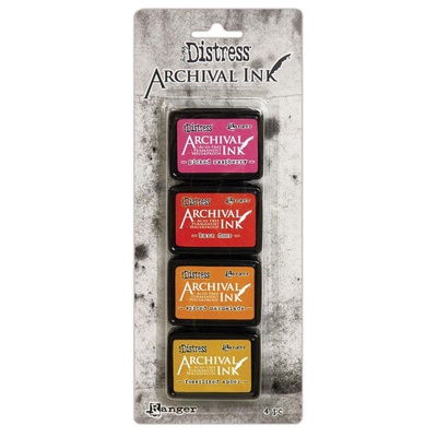Набір архівних чорнил Ranger - Distress - Mini Archival Ink Pads - Kit 1