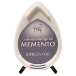 Чорнило для штампінгу Tsukineko - Memento Dew Drops London Fog