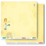 Папір для скрапбукінгу від ScrapBerryʼs - підручки -Весна, 30,5x30,5см, 190 г/м², двосторонній