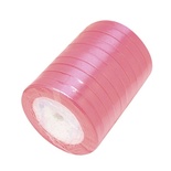 Стрічка атласної Pink, 10мм, колір рожевий, 90 см