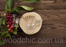Чіпборд Гарбуз 2 від WOODchic, 5,5x5см