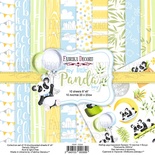 Набір скрап-паперу My little panda boy 20x20см, ТМ Фабрика Декору