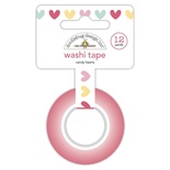 Паперовий скотч Candy Hearts, довжина 10 м, ширина 1,5см