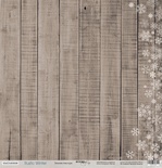 Лист односторонней бумаги для скрапбукинга от Scrapmir  - Зимняя текстура - Rustic Winter, 30x30 см