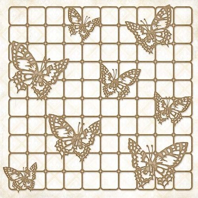 Чіпборд Blue Fern StudiOs-Butterfly Grid