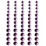 Половинки кристалів на клейовій основі Queen & Co - Rhinestones Pretty Pink, 60