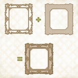Чіпборд Blue Fern StudiOs-Shabby LayeRed Frame