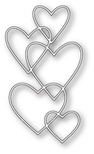 Ніж від Memory Box - Heart Connection - Серця