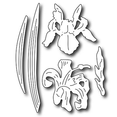 Лезвие Frantic Stamper - Precision Die - Mix N Match - Irises - Ирис