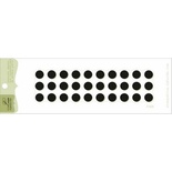 Акриловий штамп Lesia Zgharda F068 Фон великих горошок, розмір 10,2x2,7 см.