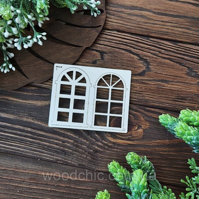 Чіпборд Вікно 2 3д, WOODchic, 7 см