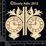 Чіпборд від Dusty Attic - Wall Clock №2