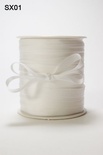 Стрічка White, колір білий, ширина 9,5мм, довжина 90 см