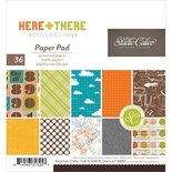 Набір паперу для скрапбукінгу Studio Calico - Here And There Paper Pad, розмір 15x15см, 36 аркушів