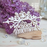 Чіпборд ScrapBox — напис Best moment Hi-400