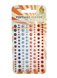 Клейові напівперлинки від ScrapBerryʼs - Vintage Circus - Старий цирк, 120 шт., 4 кольори