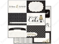 Аркуш двостороннього скрап-паперу Echo Park Paper - You & Me Have & Hold, 30x30 см